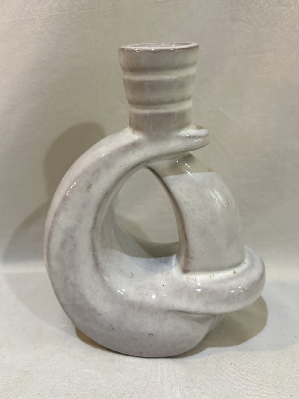 VTG FRANKOMA POTTERY #305 Candlestick Holder MCM
